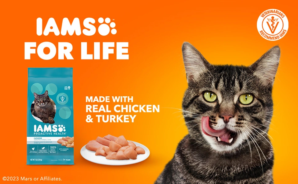 Iams indoor cat food calories best sale