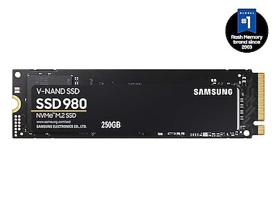 Samsung 980 MZ-V8V1T0B - Solid state drive - encrypted - 1 TB - internal -  M.2 2280 - PCI Express 3.0 x4 (NVMe) - 256-bit AES - TCG Opal Encryption ...