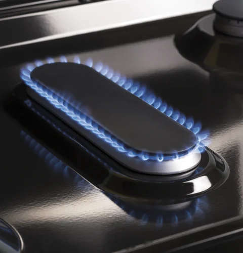 GE 30-in 5 Burners 5-cu ft Freestanding Natural Gas Range GE 30-in 5 Burners 5-cu ft Freestanding Natural Gas Range