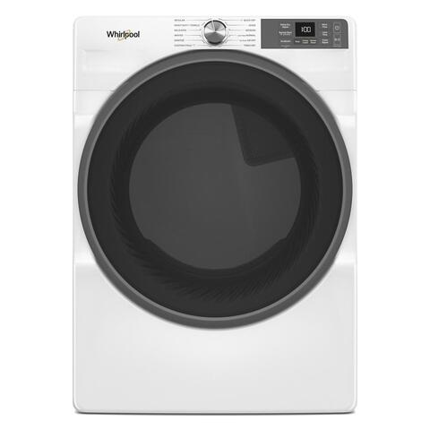 Whirlpool 7.4 Cu. Ft. White Front Load Electric Dryer Masterson s Appliance
