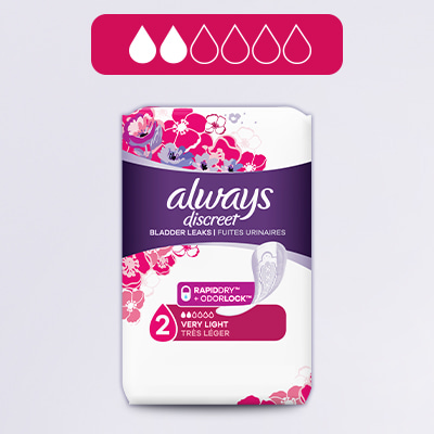 Always Discreet Boutique Incontinence Liners Very Light Long 96 Count (32 x  3) ✓
