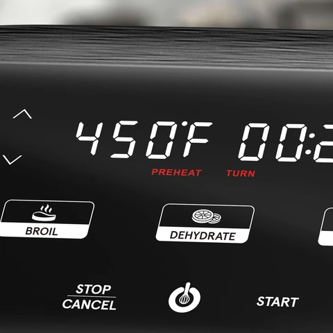 Photo: Air Fryer display reading 450°F