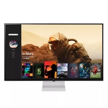 【美品】LG スマートディスプレイ 43SQ700S-W 42.5インチ 公式】 LG 42.5インチ 4K IPSパネル スマートディスプレイ - 43SQ700S