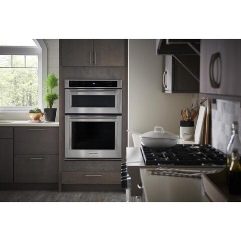 KOCE500EWH by KitchenAid - 30 Combination Wall Oven with Even