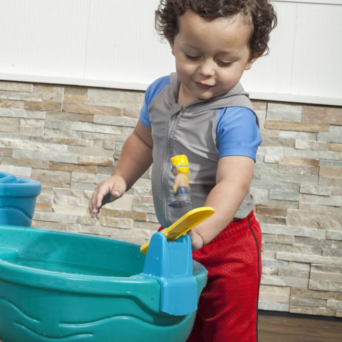 Step2 Spill & Splash Seaway Blue Plastic Water Table for Toddlers