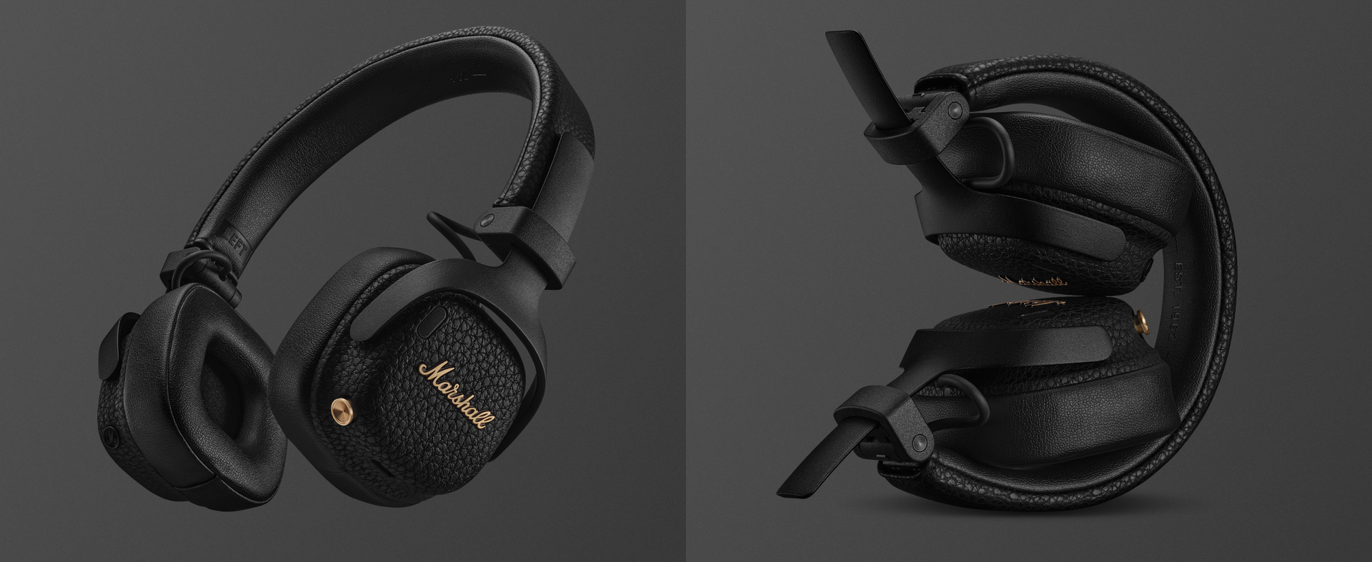 Marshall Milton A.N.C. Wireless On Ear Bluetooth Headphones with