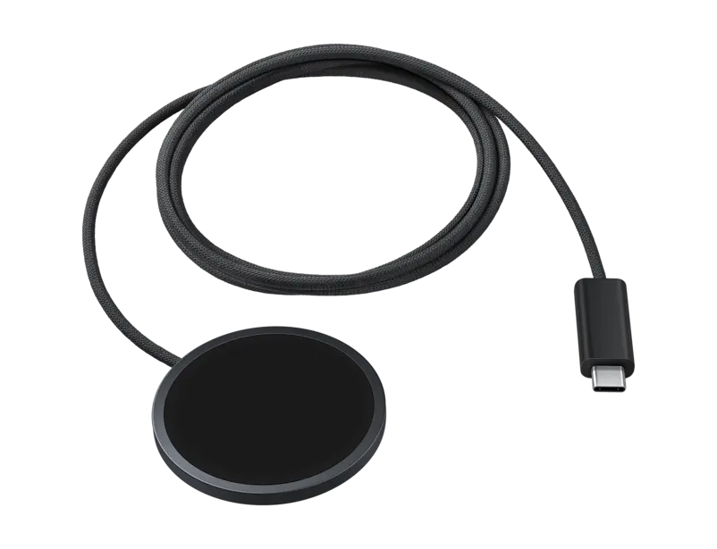 【日本では未発売の海外モデル】SAMSUNG純正wireless charger Samsung Magnet Wireless Charger Dark Gray - Best Buy