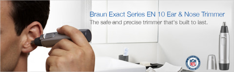 Braun EN10 Mens Ear and Nose Hair Trimmer, Precise and Safe