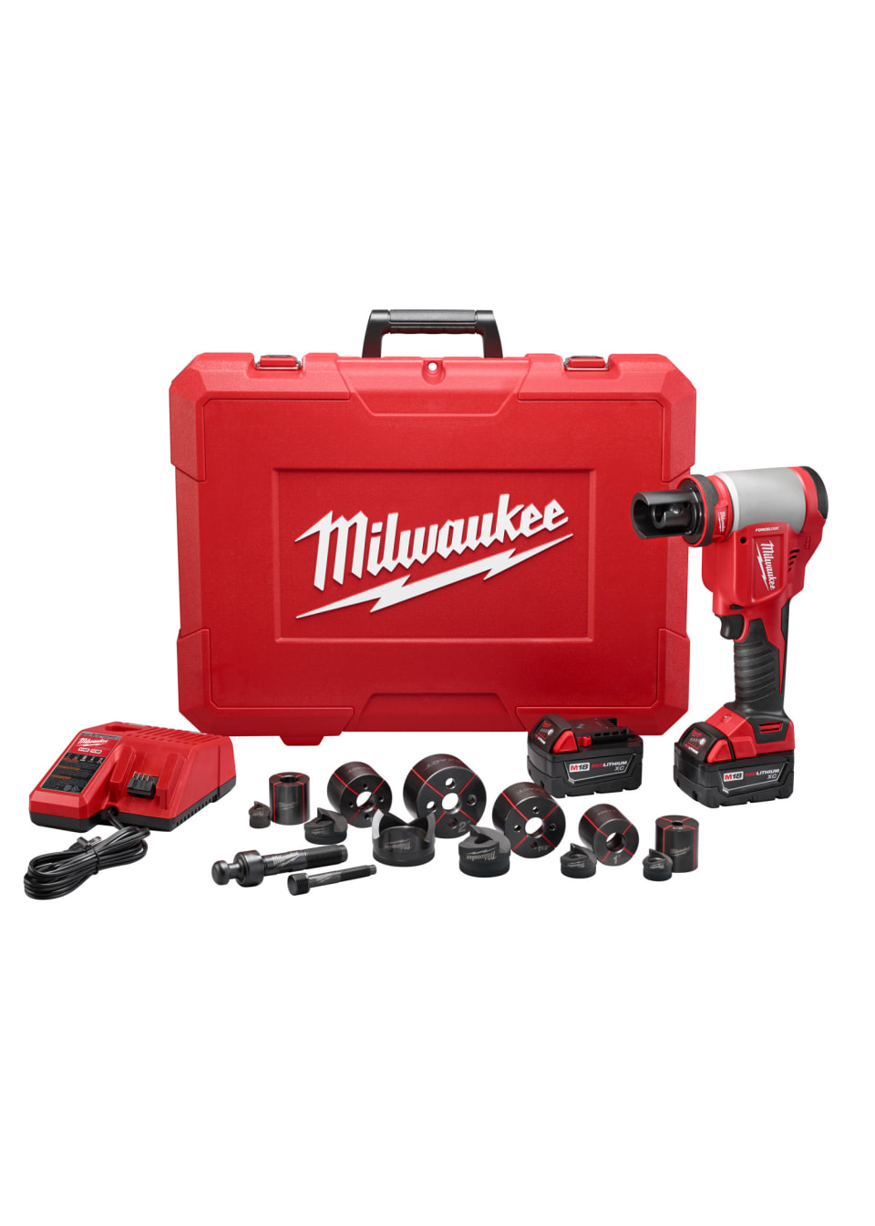 Milwaukee Tool 20 Piece 1 1 2 to 2 Punch Hole Diam Power