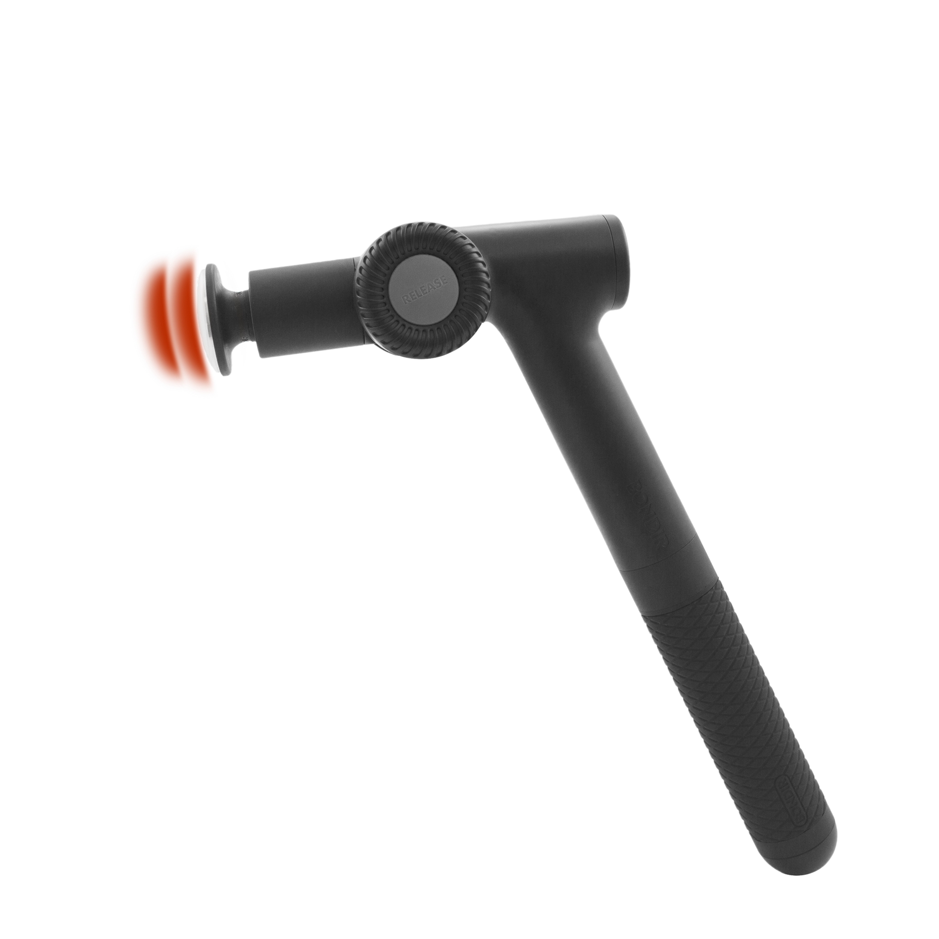 Bondir R2 Pro Percussive HEATED Massage Gun w/ Handle & 6 Attachment