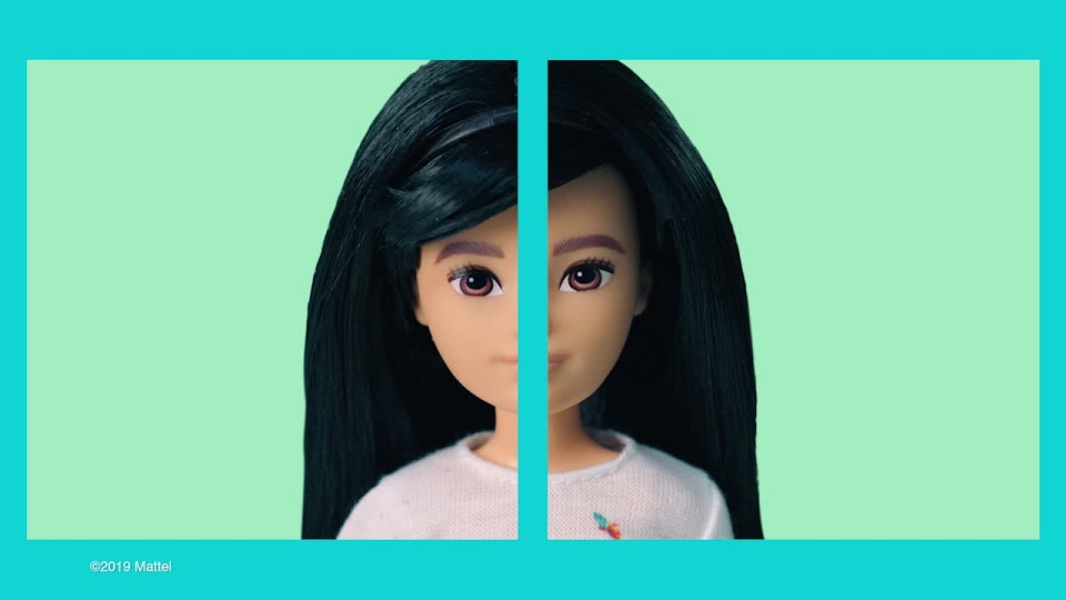2019 Mattel Creatable World Character Starter Pack Doll CS073 BLK Straight Hair for sale online 