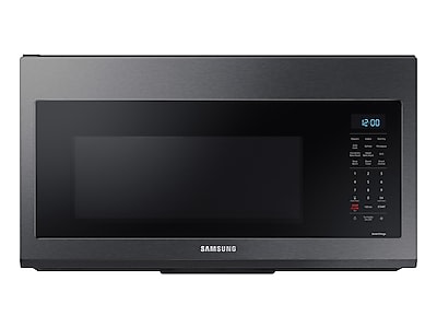 1.7 cu ft. Smart Over-the-Range Microwave with Convection & Slim Fry™ in  Black Stainless Steel