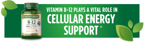 Vitamin B-12 plays a vital role in cellular energy support