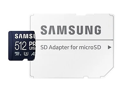 Samsung Pro Ultimate 512GB microSDXC Memory Card with Adapter - Thumbnail 5