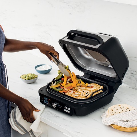 NINJA Foodi XL Pro 7-in-1 Black Indoor Grill/Griddle Combo & Air Fryer  IG601 - The Home Depot