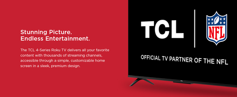 TCL 43 Class 4-Series 4K UHD HDR Smart Roku TV - 43S451 