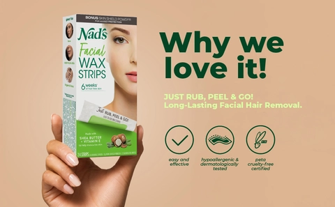 Nads OG Facial Wax Strip - Why we love it!
