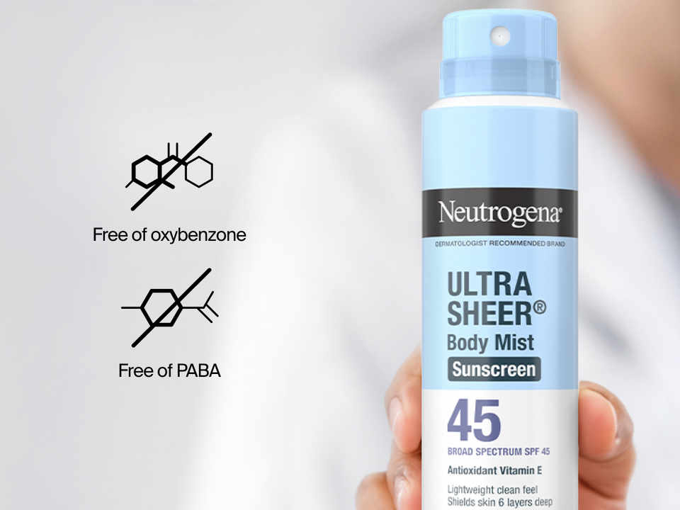 free of oxybenzone, free of PBAs