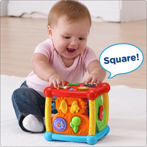 Baby learning cube discount