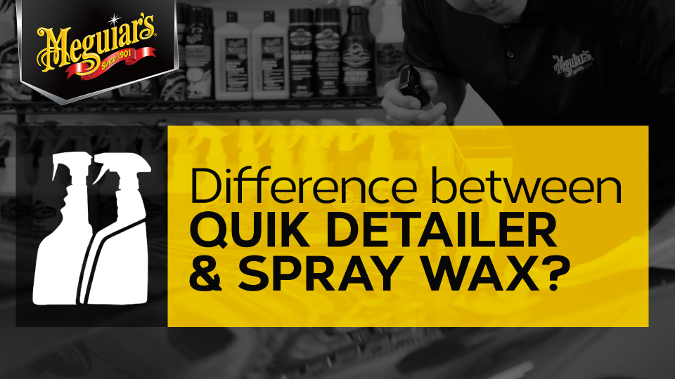 The difference between Meguiar's Cleaner Wax, Gold Class, Tech Wax