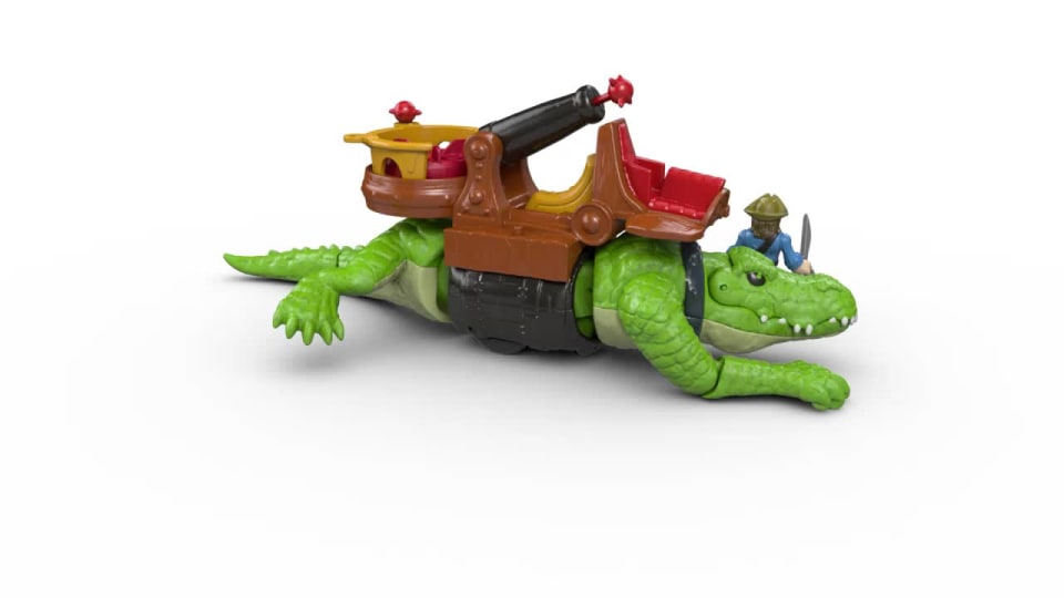 Imaginext Walking Croc & Pirate Hook Playset - Walmart.com