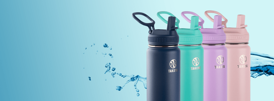 32 oz Takeya Actives Water Bottle w/Straw Lid - TAK-BAST32 - IdeaStage  Promotional Products