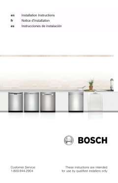 SHEM63W55N Bosch Lave-vaisselle