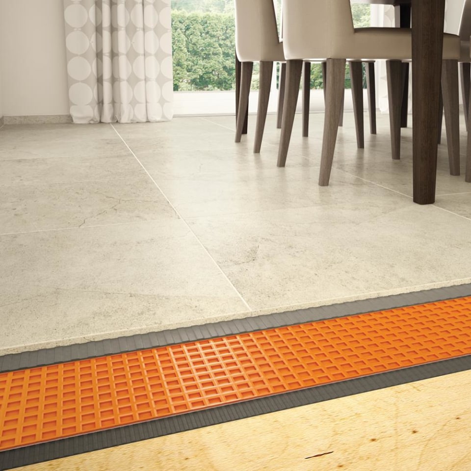 20mil Waterproofing Membrane Underlayment For Tile – Bathroom, Shower, Flooring – Orange