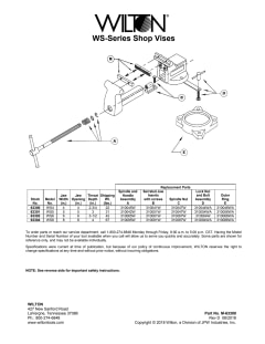 Wilton Mechanics Pro morsa da banco, larghezza ganasce, apertura ganascia 12,7 cm, gola da 9,5 cm (modello 855M