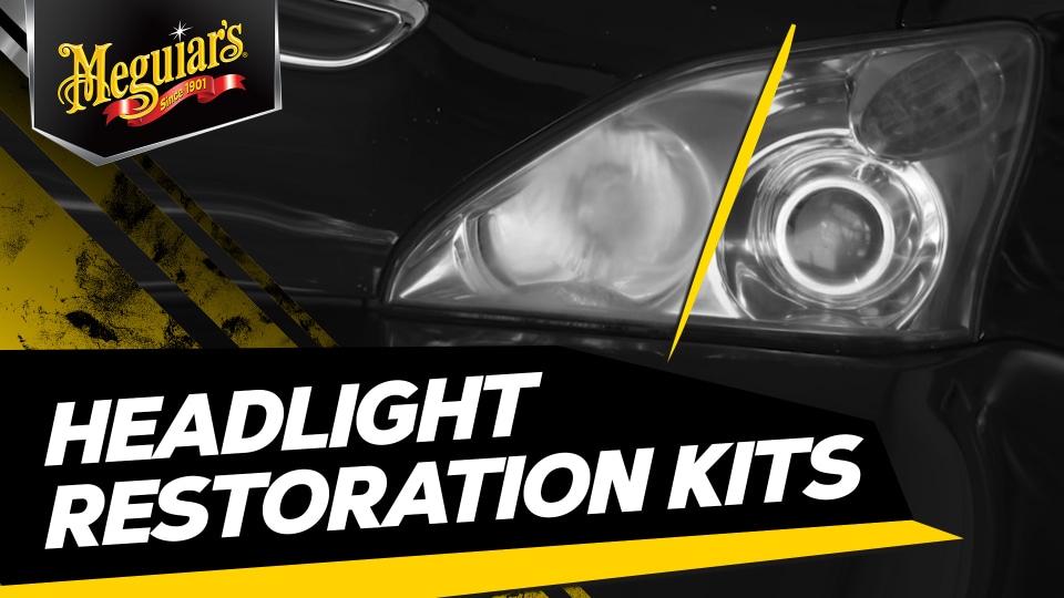 Meguiar's Two Step Headlight Restoration Kit, Clear – Cleaning Solution, 4  Count (1 Pack)