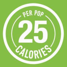 PER POP 25 CALORIES