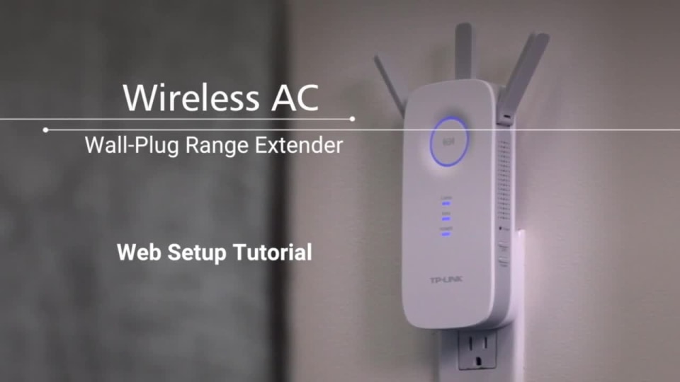 How to Set Up TP-LINK WiFi-N Wall Plug Range Extenders 