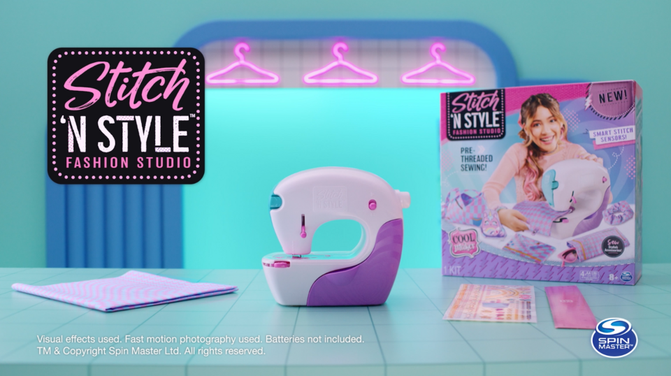 Cool Maker Kids Fashion Studio, Pre-Threaded Sewing Machine Toy