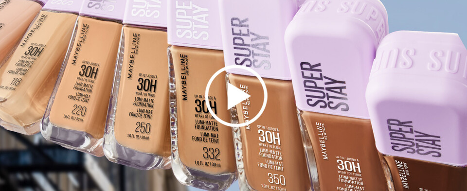 thumbnail video image 2 of Maybelline Super Stay Lumi-Matte Foundation Makeup, 367, 1 fl oz, 2 of 9