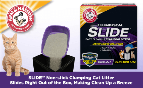 Arm Hammer Clump Seal Slide Clumping Multi Cat Clay Cat Litter Low Dust