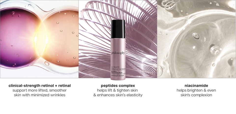 face &amp; neck serum ingredients benefits