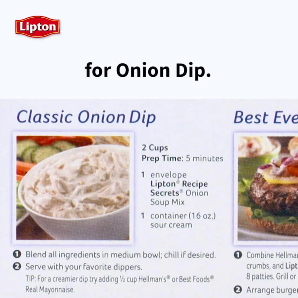 Lipton onion soup mix ingredients online