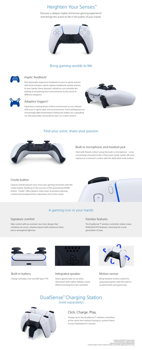 Amazon.com: PlayStation DualSense Wireless Controller - Sterling Silver  (Renewed) : Video Games