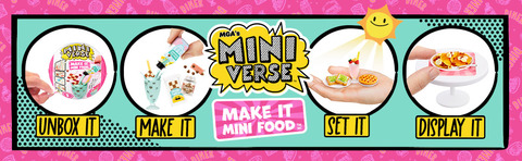 Make It Mini Food Diner Series 1 Mini Collectibles - MGA's Miniverse, Blind  Packaging, DIY, Resin Play, Replica Food, NOT EDIBLE, Collectors, 8+ 