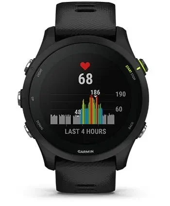 Garmin Forerunner 255 Music Smartwatch, Black - GPS, Training Tips 