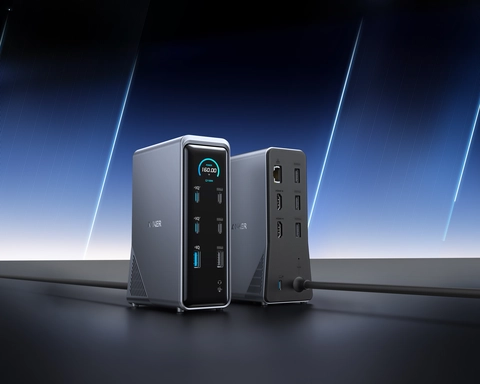 Anker Prime Charging Docking Station (14-in-1, Dual Display, 160W