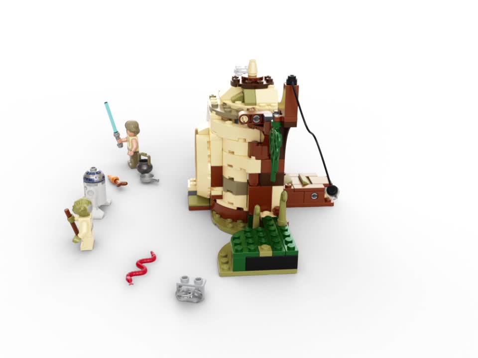 Star Wars Yoda's Hut 229 Pieces for sale online LEGO 75208 