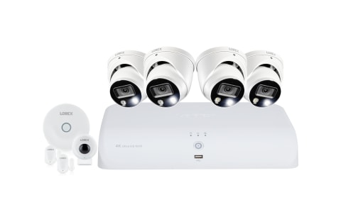 4K Smart Deterrence Wired NVR Security System