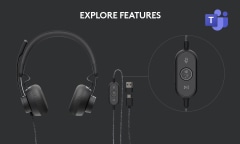 Logitech Zone Wired On-Ear Headset | Dell USA