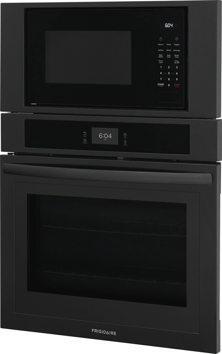 Frigidaire 30 Microwave Combination Wall Oven in Black