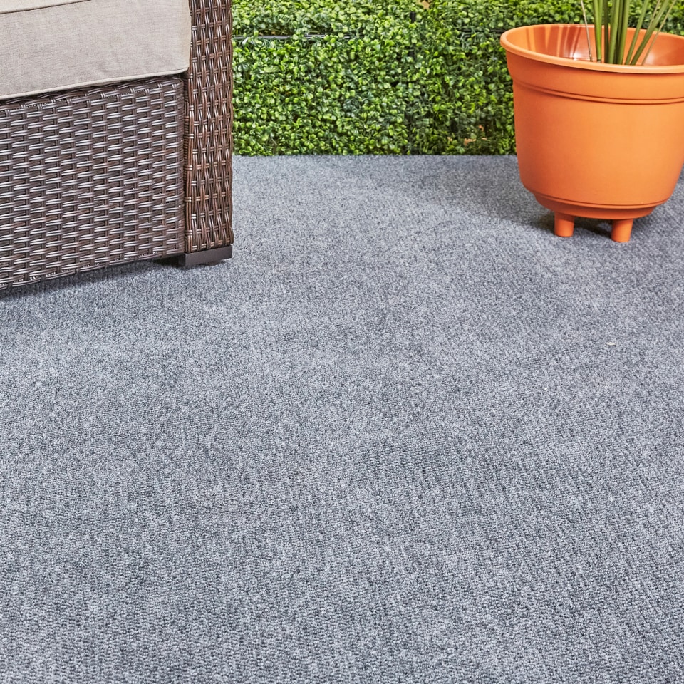 Home & Office Papago Smoke Needlebond Carpet (Indoor/Outdoor)