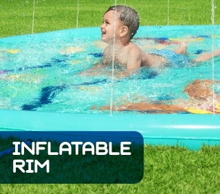 H2OGO! Underwater Adventure Sprinkler Pad 11 ft.  includes inflatable rim