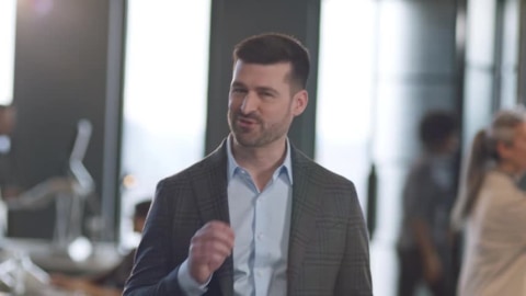 thumbnail video image 2 of Fellowes Lotus DX Sit-Stand Workstation, 32 3/4 x 24 1/4 x 21 1/2, Black, 2 of 4