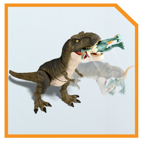 Jurassic World Dinossauro T-Rex Ataca e Devora - Autobrinca Online