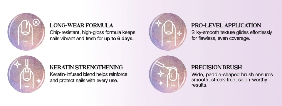 Stylized beauty banner highlighting the product